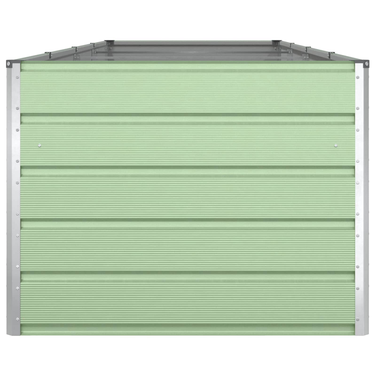 Plantenbak Pastelgroen 195 x 100 x 45 cm Gegalvaniseerd staal
