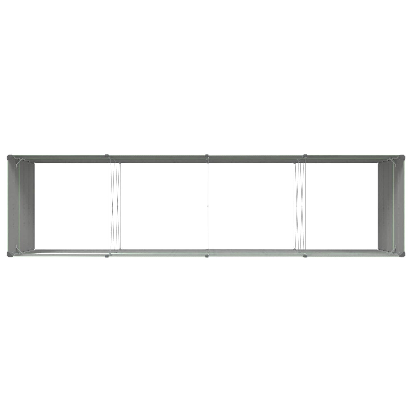 Plantenbak Pastelgroen 195 x 100 x 45 cm Gegalvaniseerd staal