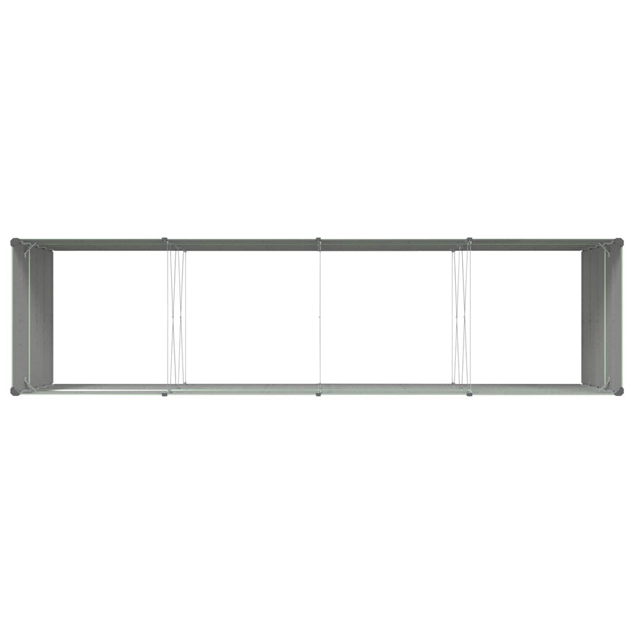 Plantenbak Pastelgroen 195 x 100 x 45 cm Gegalvaniseerd staal