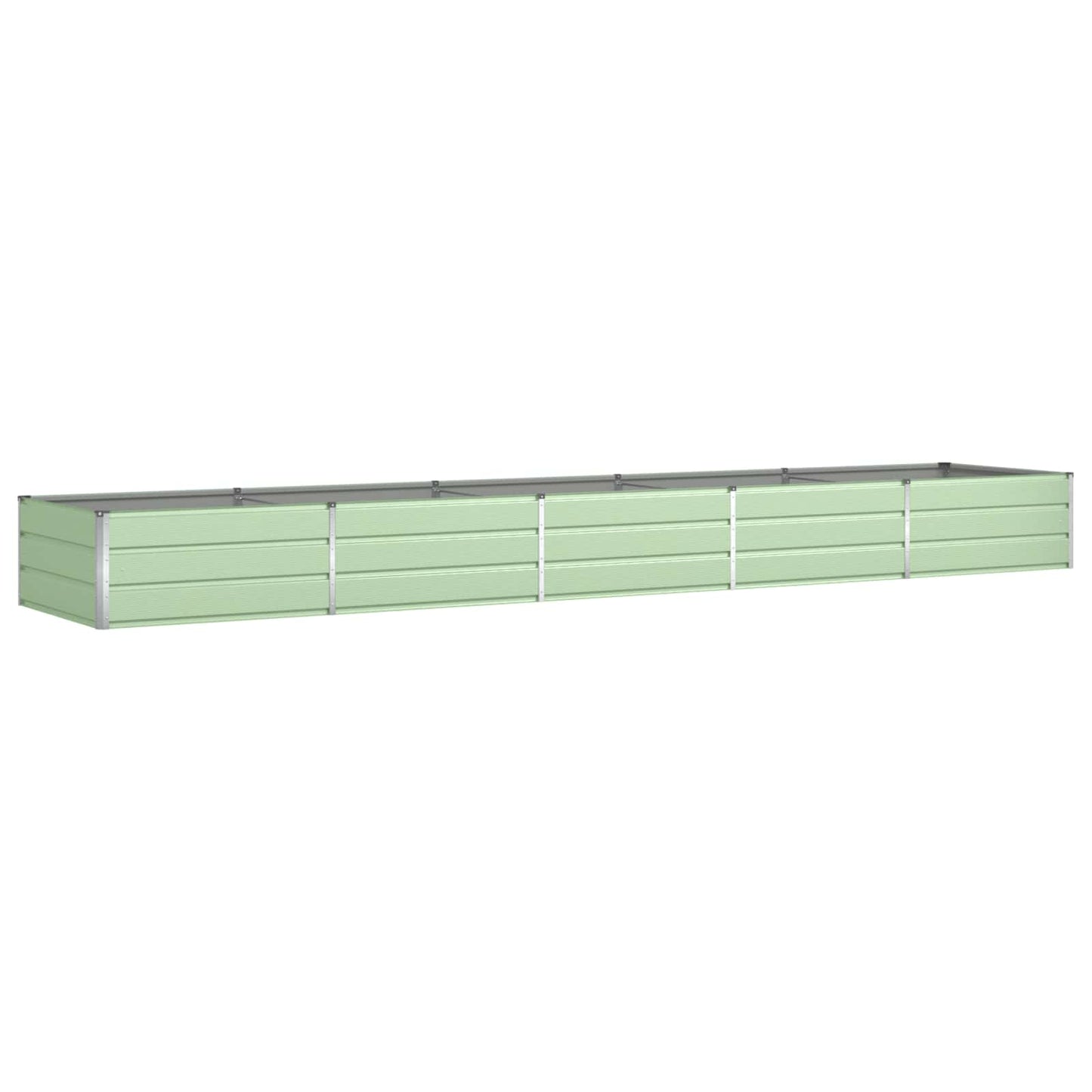 Plantenbak Pastelgroen 195 x 100 x 45 cm Gegalvaniseerd staal