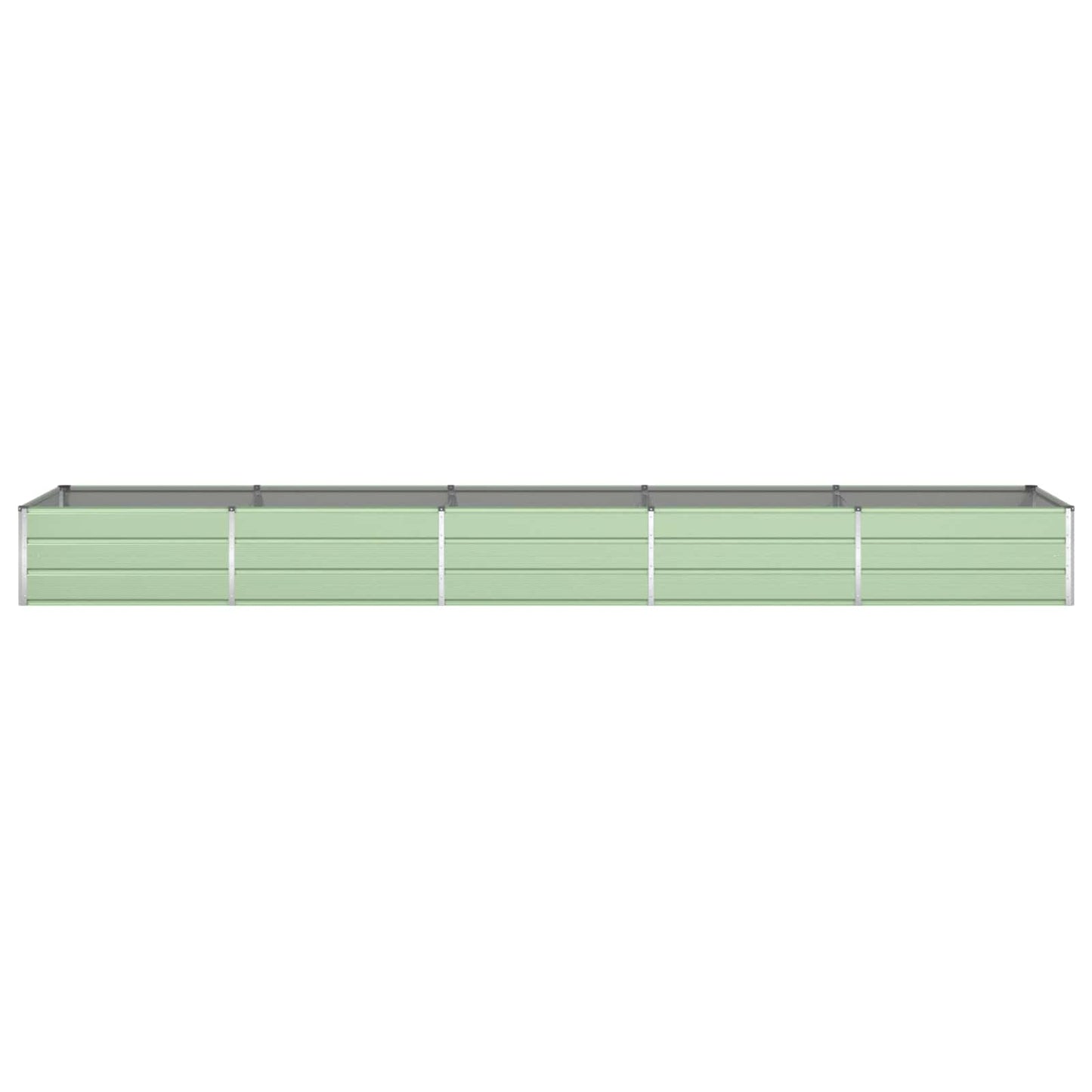 Plantenbak Pastelgroen 195 x 100 x 45 cm Gegalvaniseerd staal