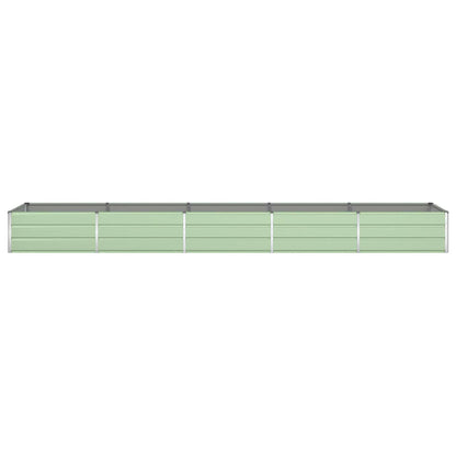 Plantenbak Pastelgroen 195 x 100 x 45 cm Gegalvaniseerd staal