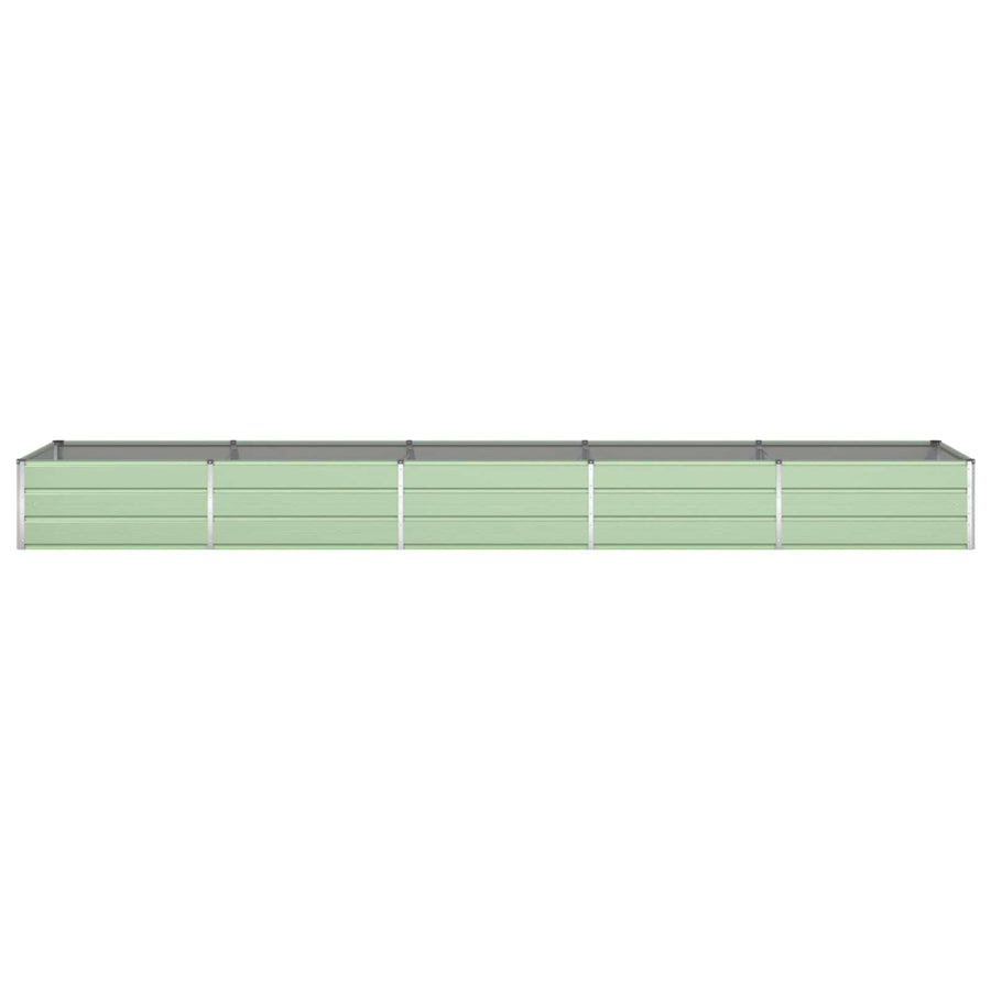 Plantenbak Pastelgroen 195 x 100 x 45 cm Gegalvaniseerd staal