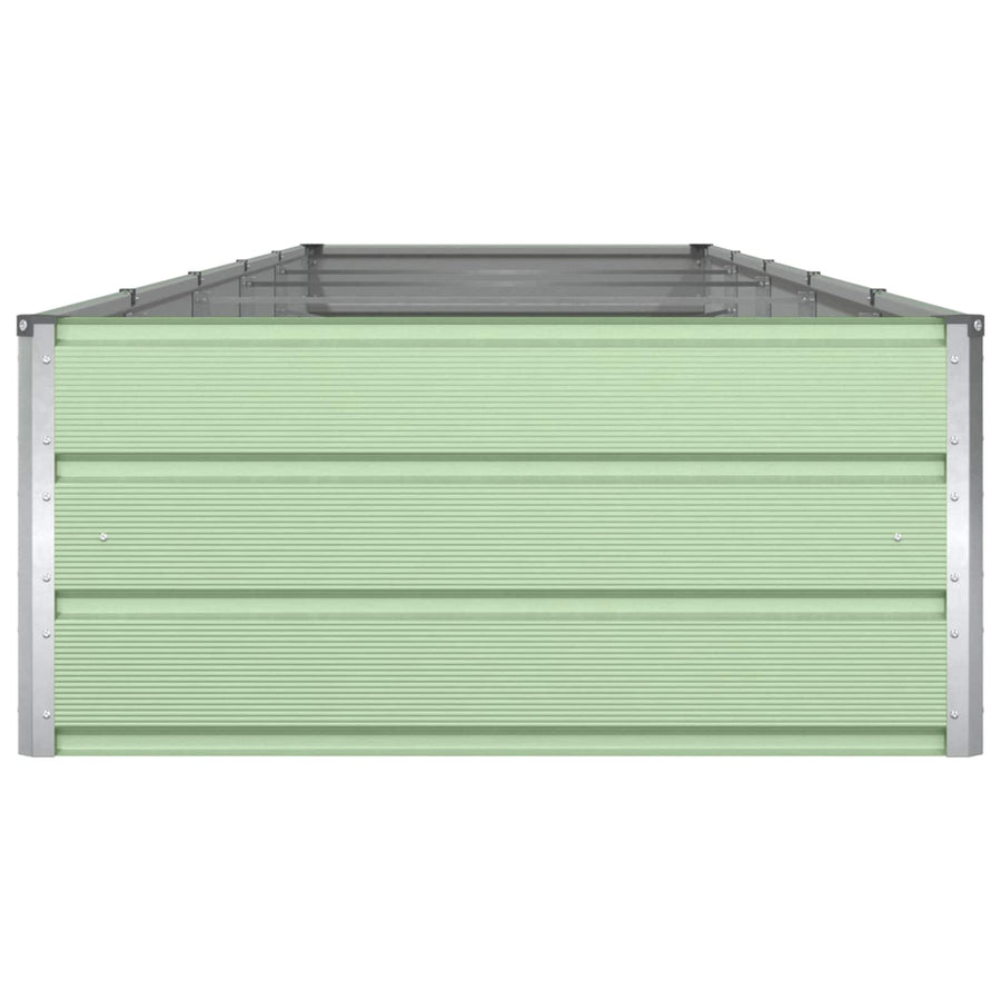 Plantenbak Pastelgroen 195 x 100 x 45 cm Gegalvaniseerd staal
