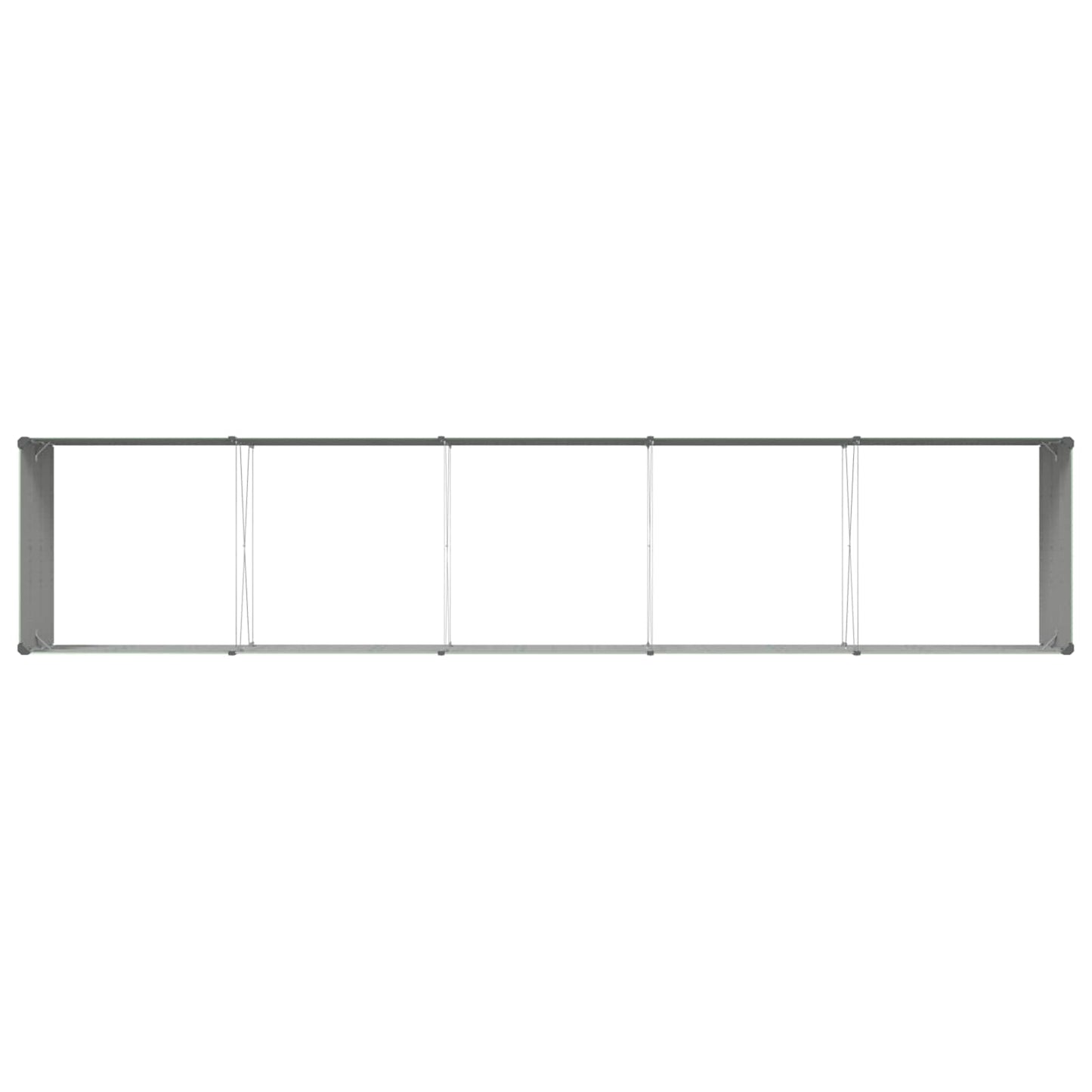 Plantenbak Pastelgroen 195 x 100 x 45 cm Gegalvaniseerd staal