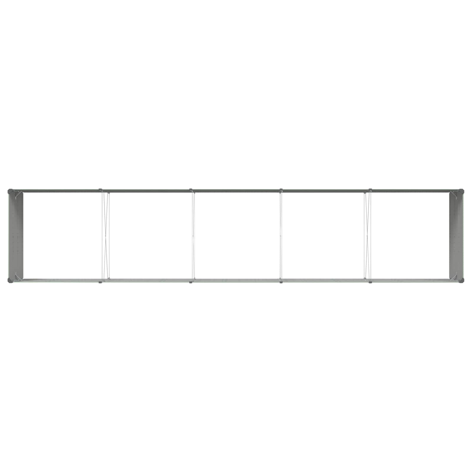 Plantenbak Pastelgroen 195 x 100 x 45 cm Gegalvaniseerd staal