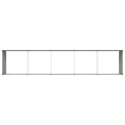 Plantenbak Pastelgroen 195 x 100 x 45 cm Gegalvaniseerd staal