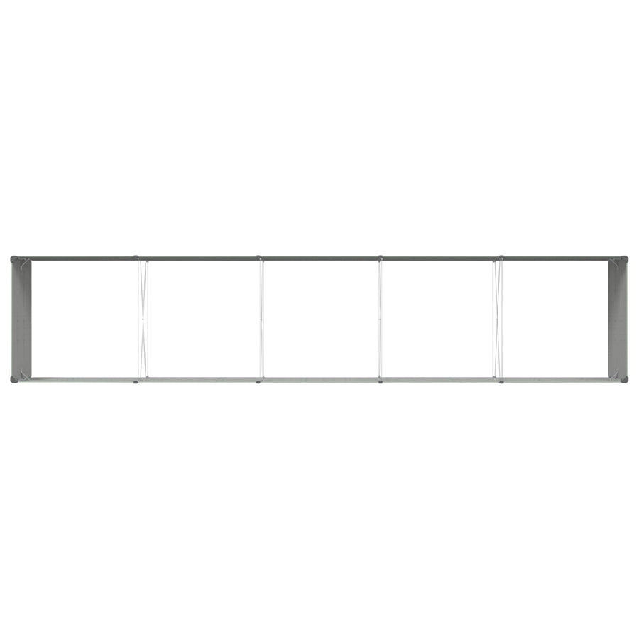 Plantenbak Pastelgroen 195 x 100 x 45 cm Gegalvaniseerd staal
