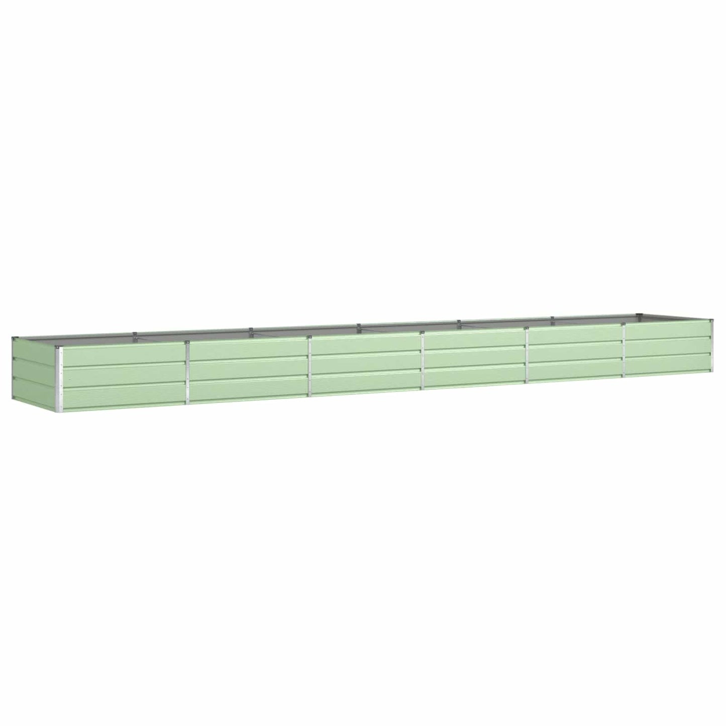 Plantenbak Pastelgroen 195 x 100 x 45 cm Gegalvaniseerd staal