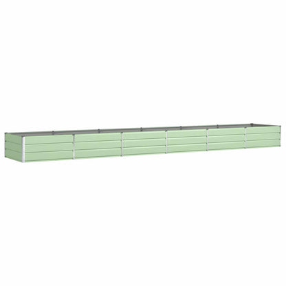 Plantenbak Pastelgroen 195 x 100 x 45 cm Gegalvaniseerd staal
