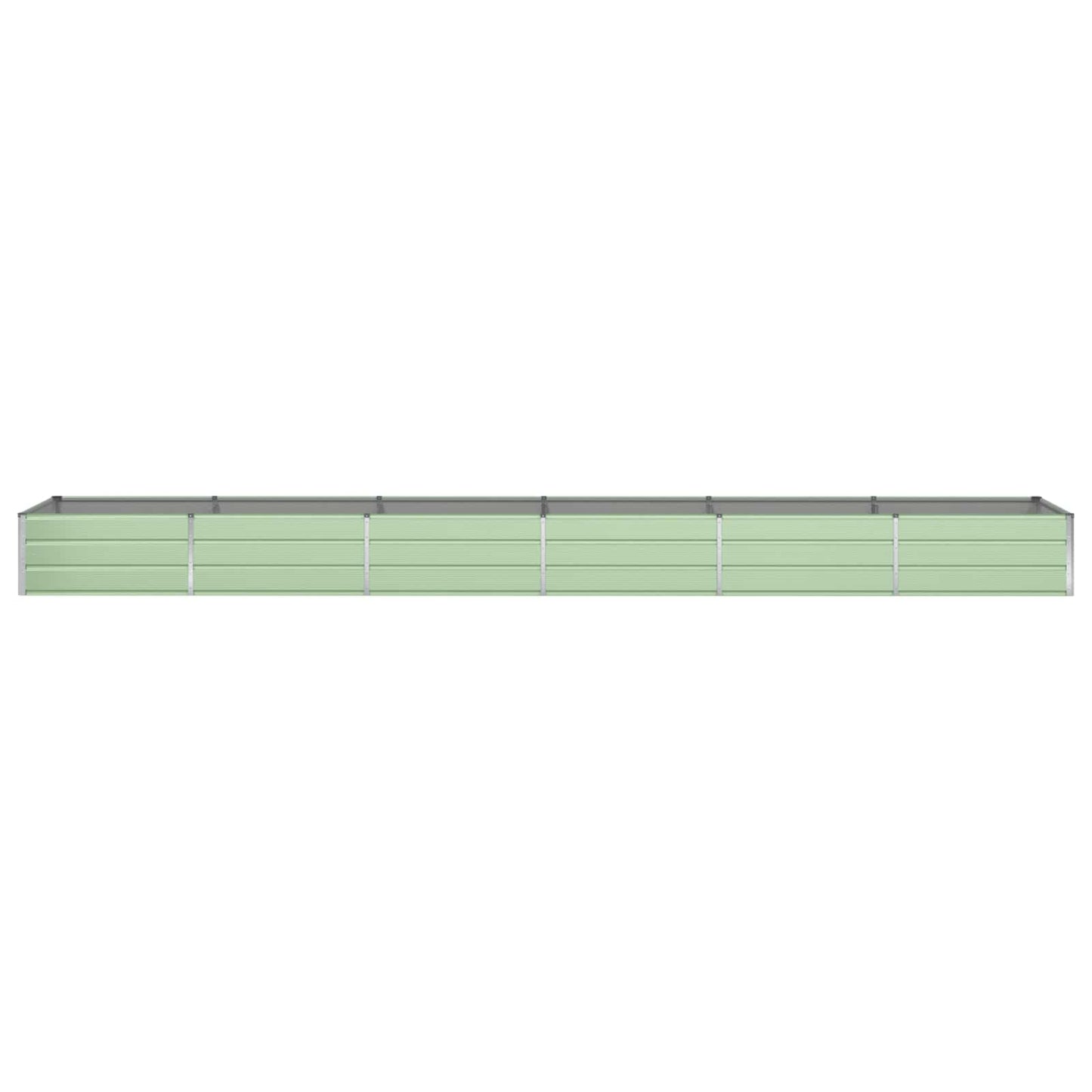Plantenbak Pastelgroen 195 x 100 x 45 cm Gegalvaniseerd staal