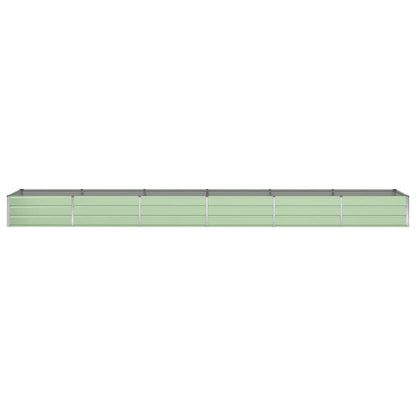 Plantenbak Pastelgroen 195 x 100 x 45 cm Gegalvaniseerd staal