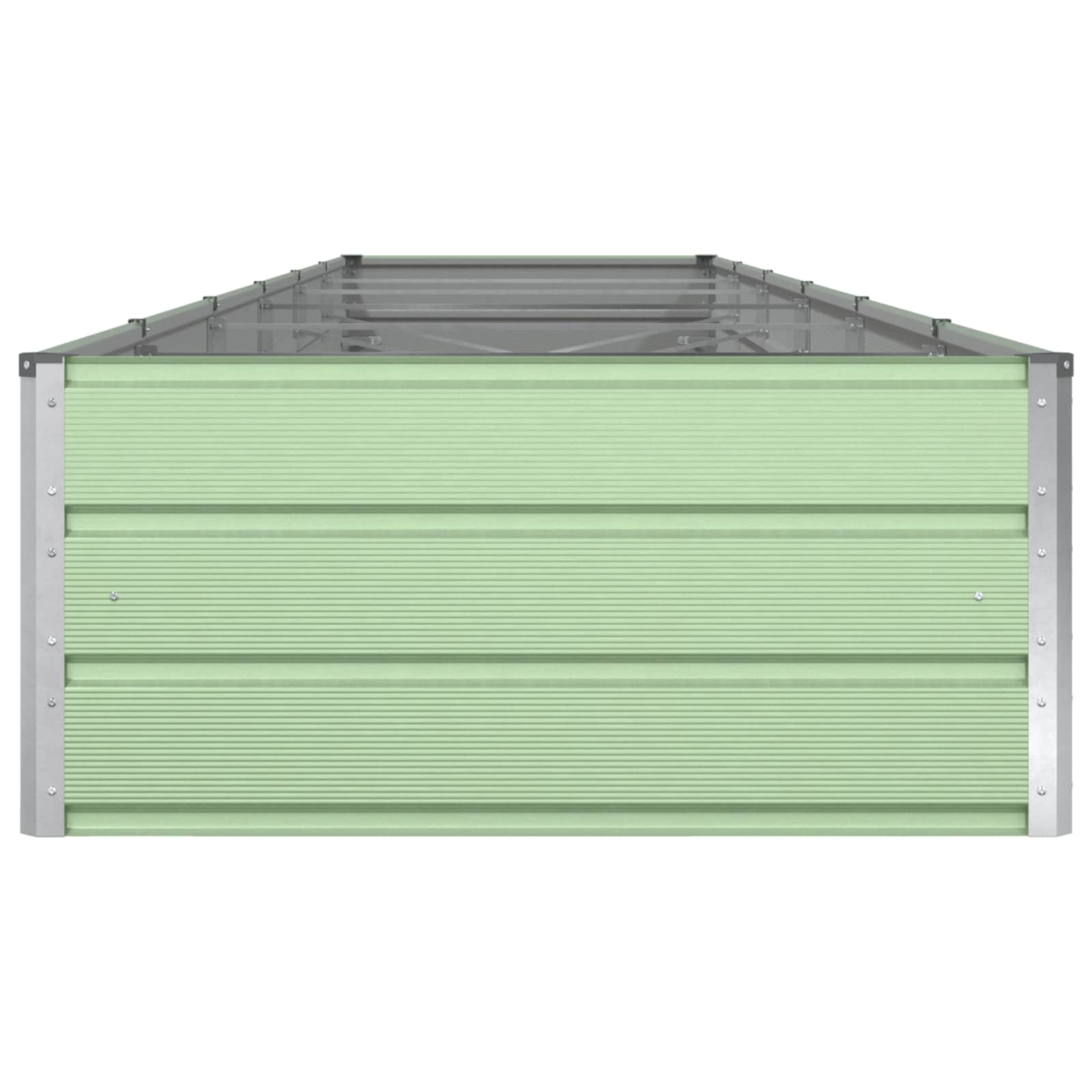 Plantenbak Pastelgroen 195 x 100 x 45 cm Gegalvaniseerd staal