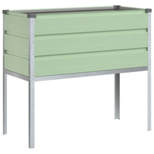 Plantenbak Pastelgroen 100 x 45 x 90 cm Gegalvaniseerd staal