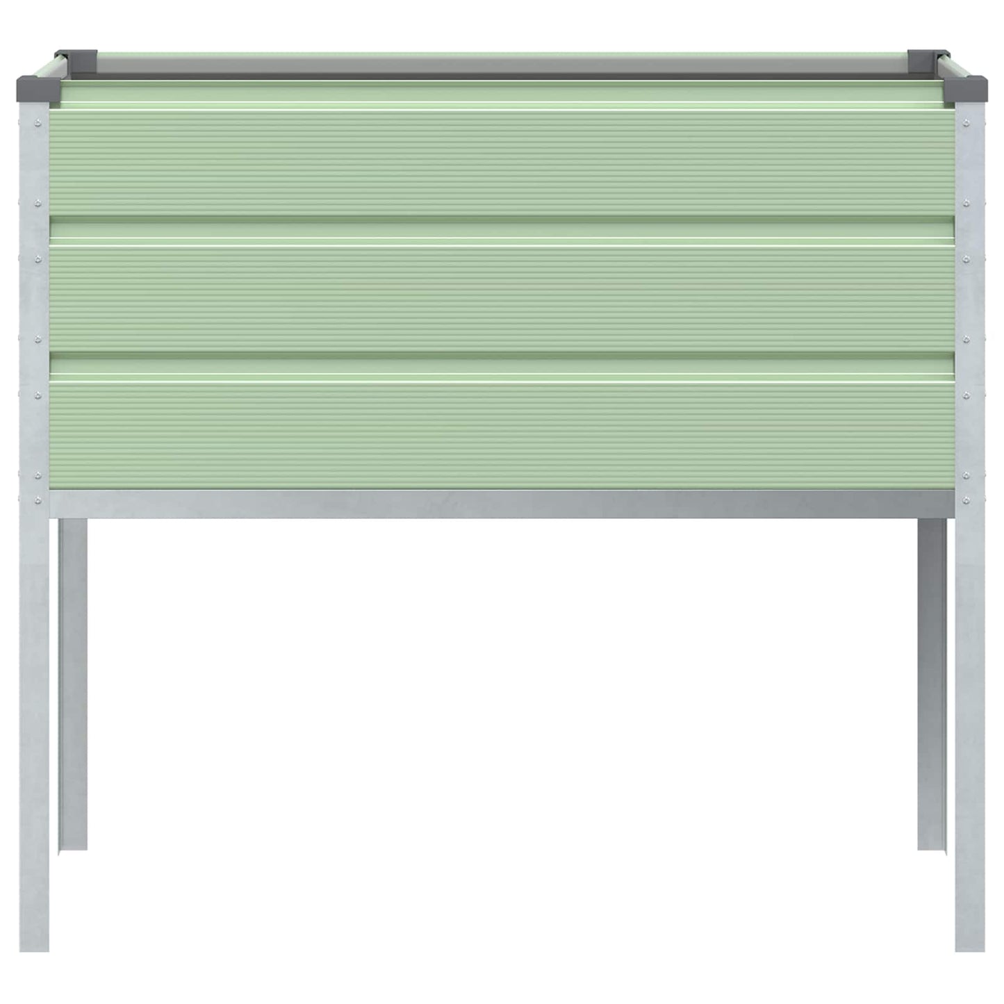 Plantenbak Pastelgroen 100 x 45 x 90 cm Gegalvaniseerd staal