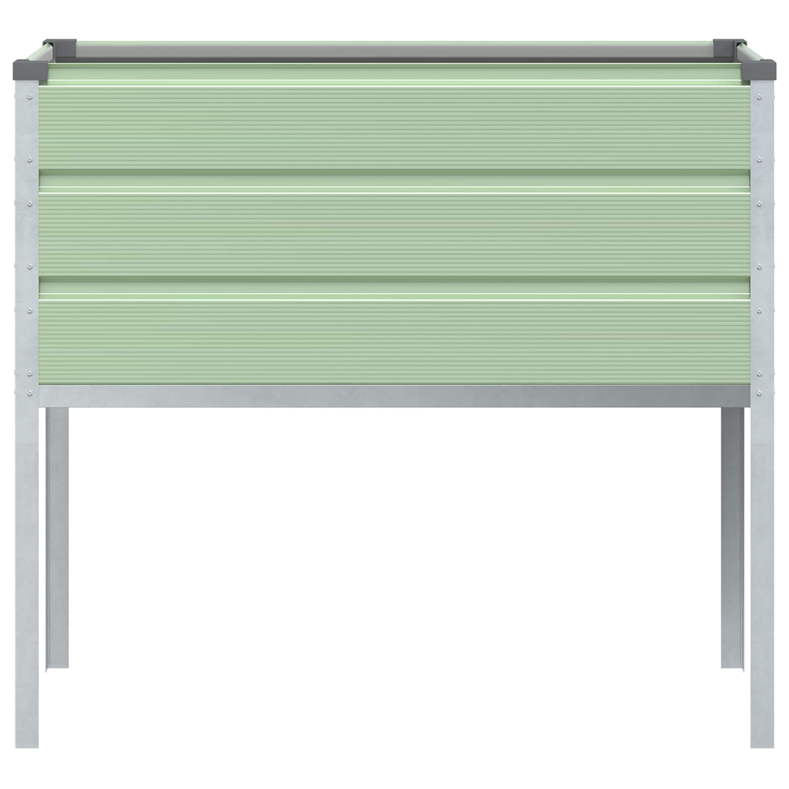 Plantenbak Pastelgroen 100 x 45 x 90 cm Gegalvaniseerd staal