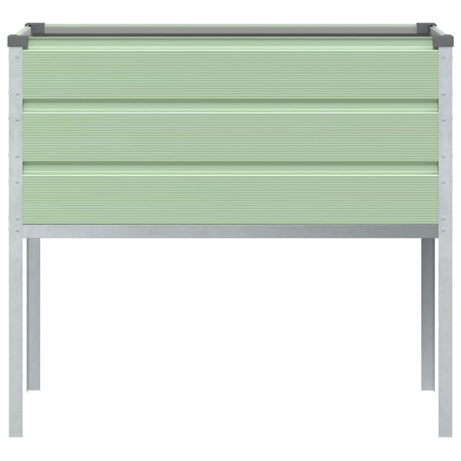 Plantenbak Pastelgroen 100 x 45 x 90 cm Gegalvaniseerd staal