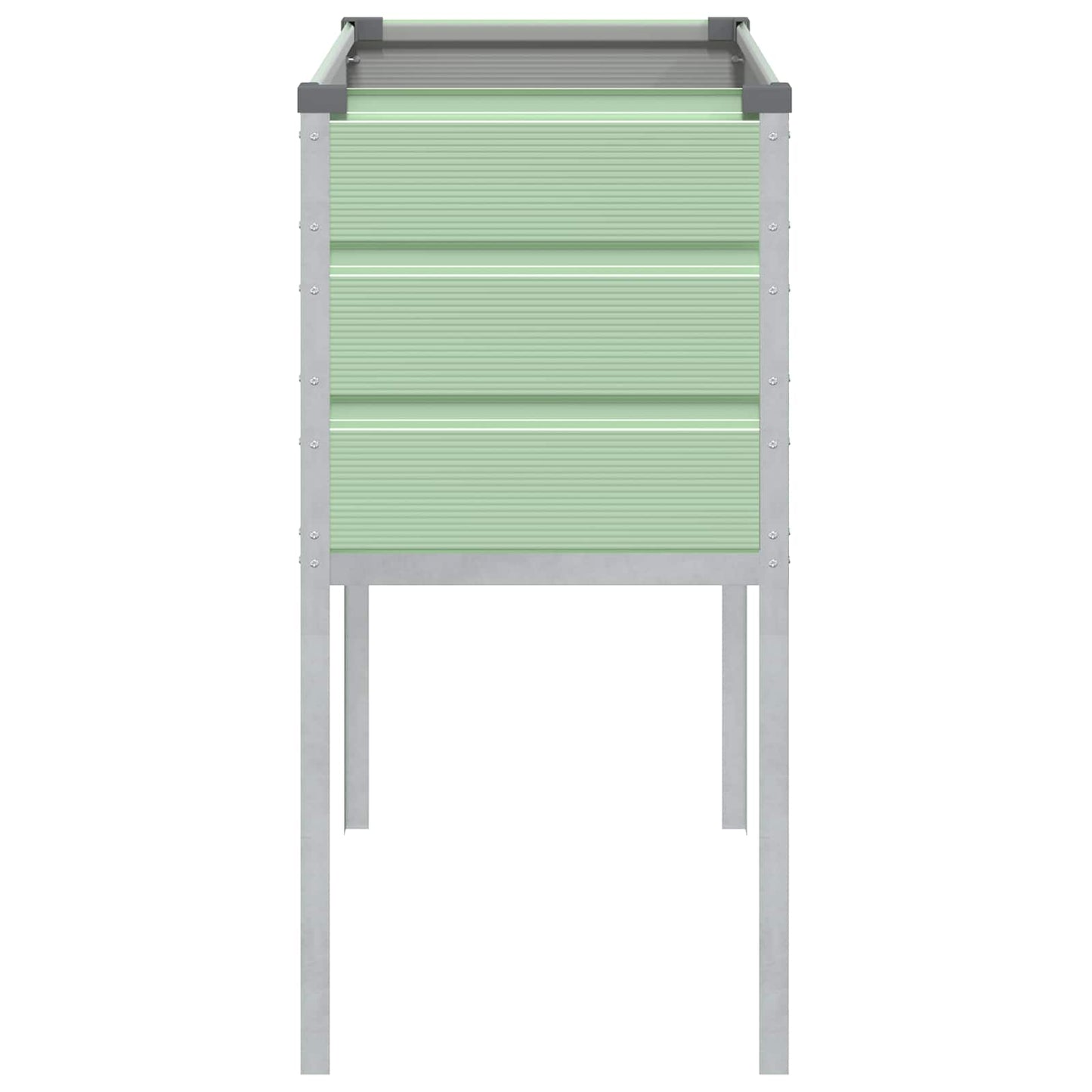 Plantenbak Pastelgroen 100 x 45 x 90 cm Gegalvaniseerd staal