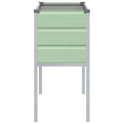 Plantenbak Pastelgroen 100 x 45 x 90 cm Gegalvaniseerd staal