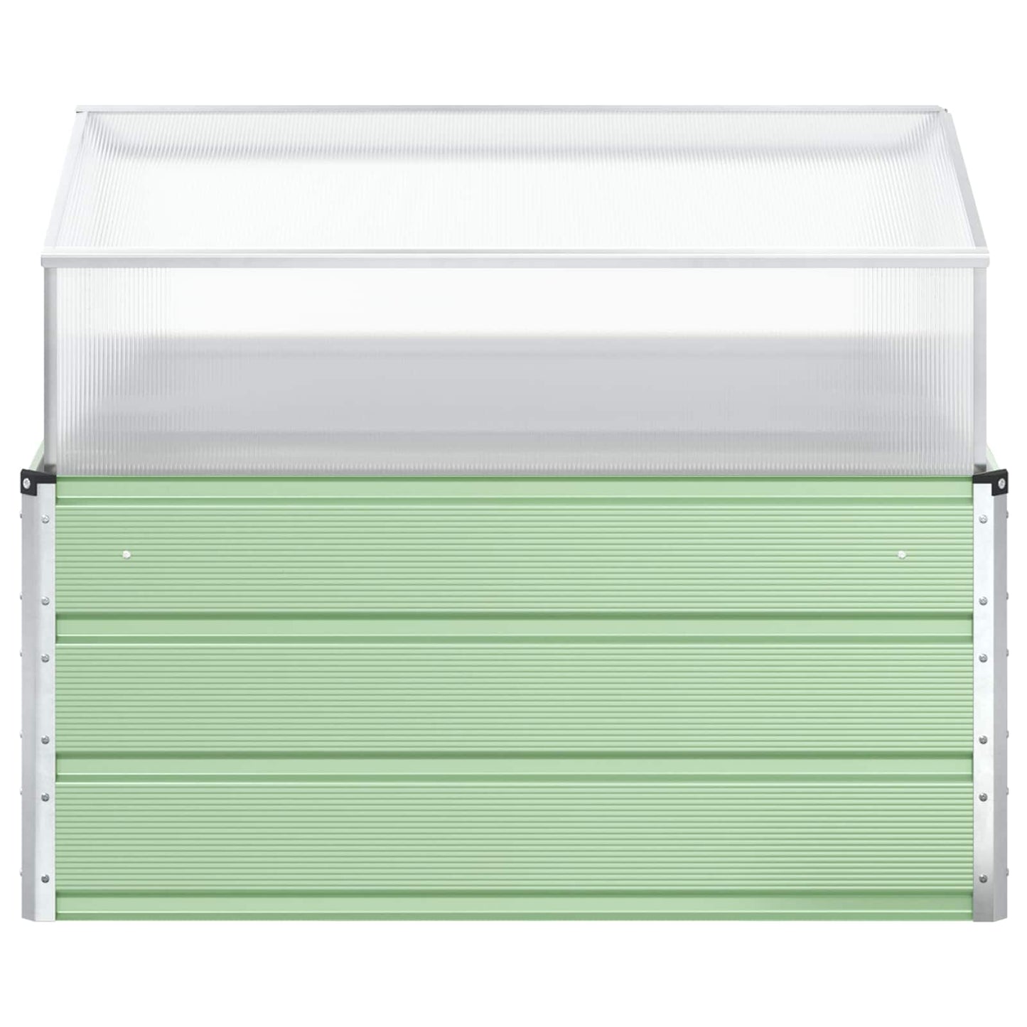 Plantenbak Pastel Groen 100 x 100 x 77 cm Gegalvaniseerd staal
