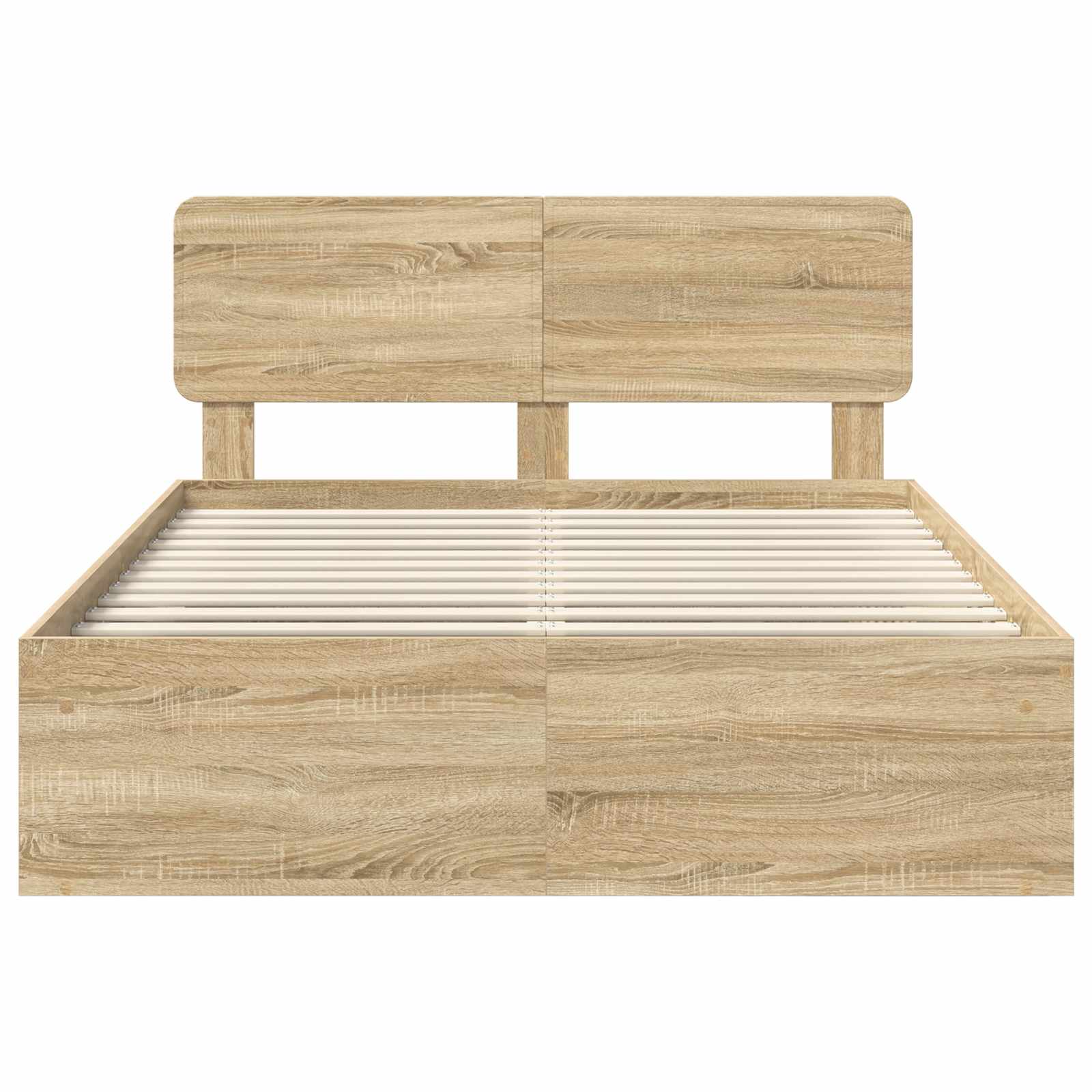 Bedframe met hoofdeinde Sonoma 160 x 200 cm Massief grenenhout