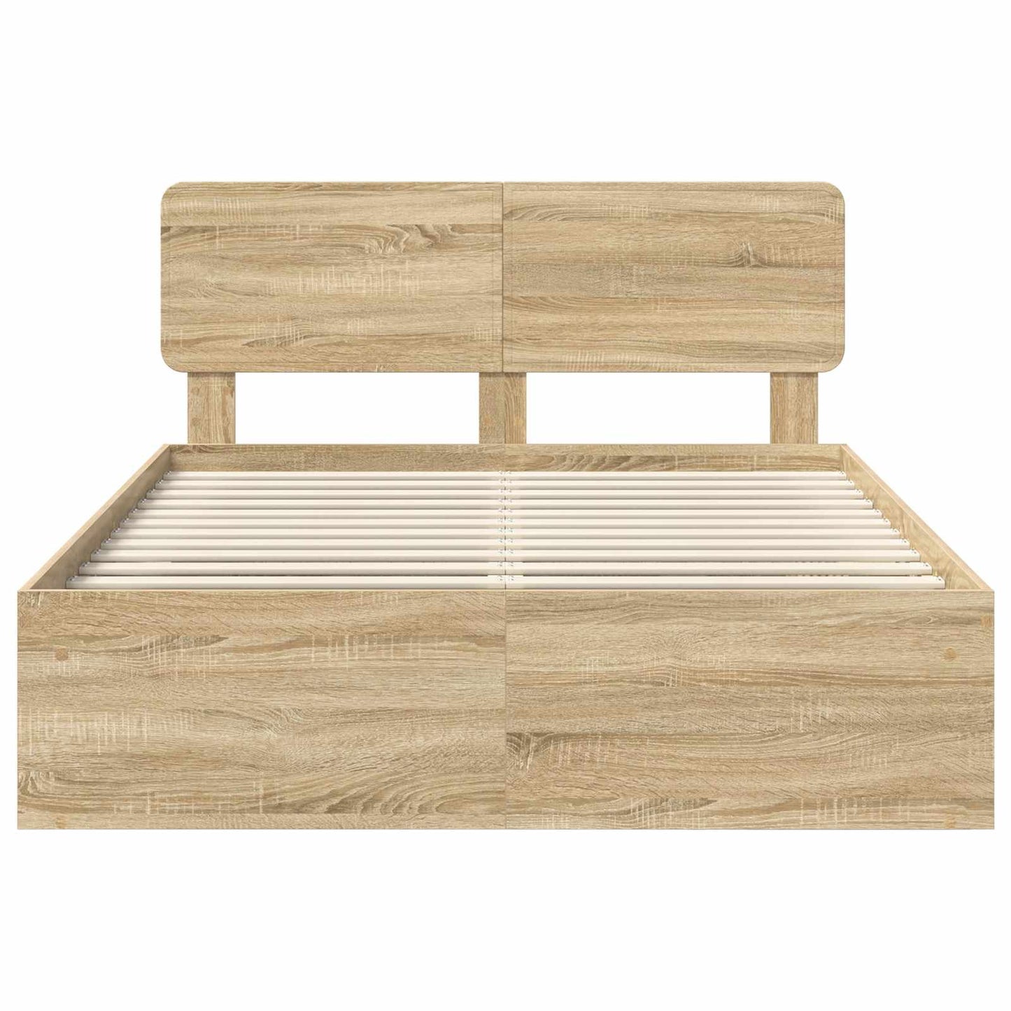 Bedframe Sonoma Eiken 150 x 200 cm Massief grenenhout