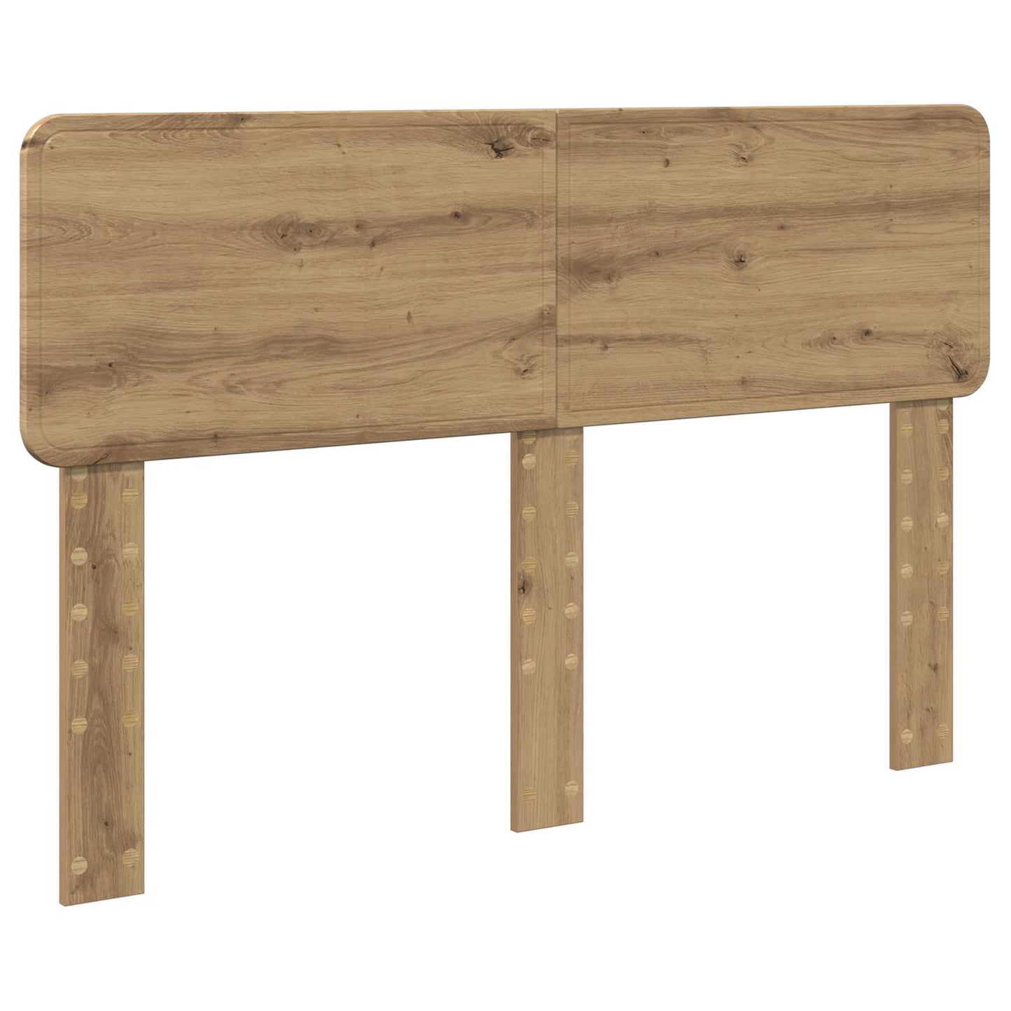 Bedframe Ambachtelijk eiken 140 x 190 cm Massief grenenhout