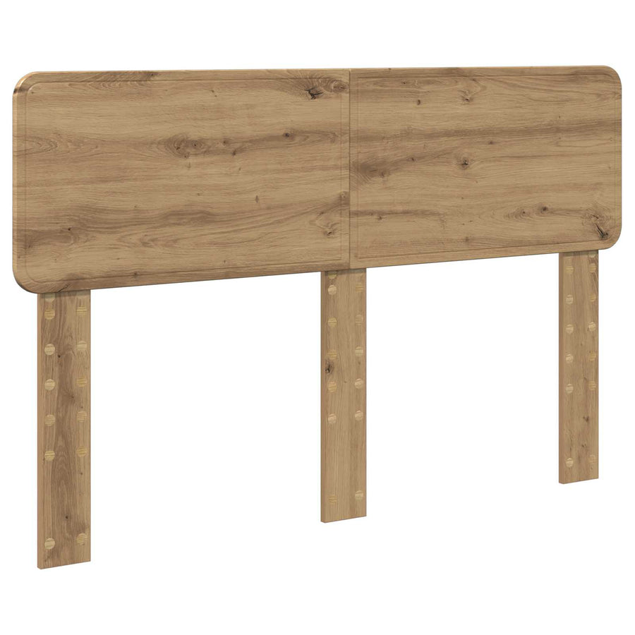 Bedframe Ambachtelijk eiken 140 x 190 cm Massief grenenhout
