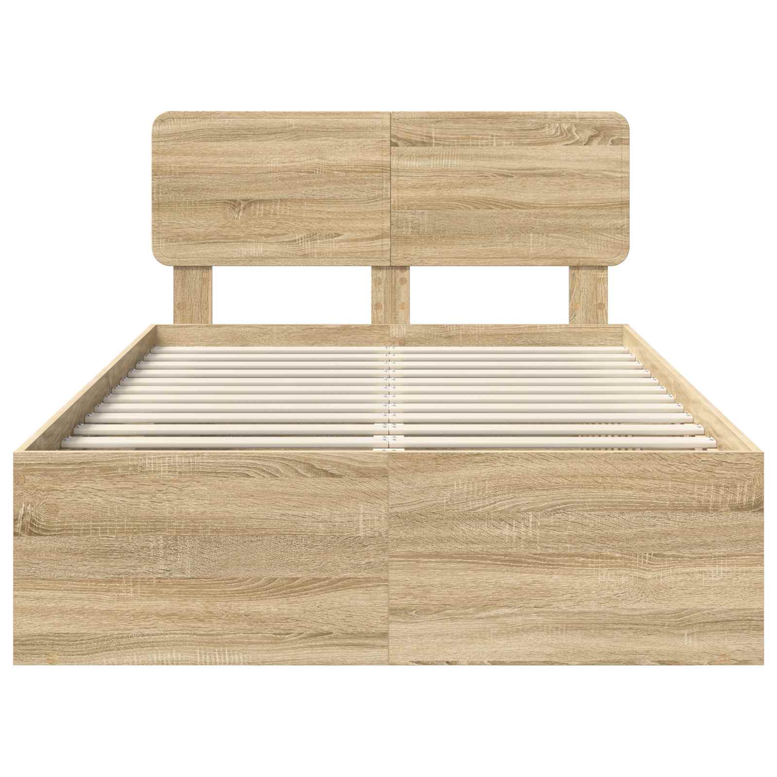 Bedframe met hoofdeinde Sonoma 120 x 200 cm Massief grenenhout