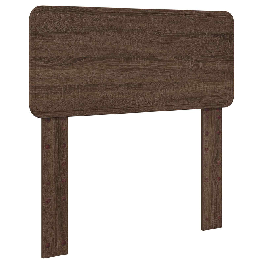Bedframe Bruin Eiken 90 x 190 cm Massief grenenhout