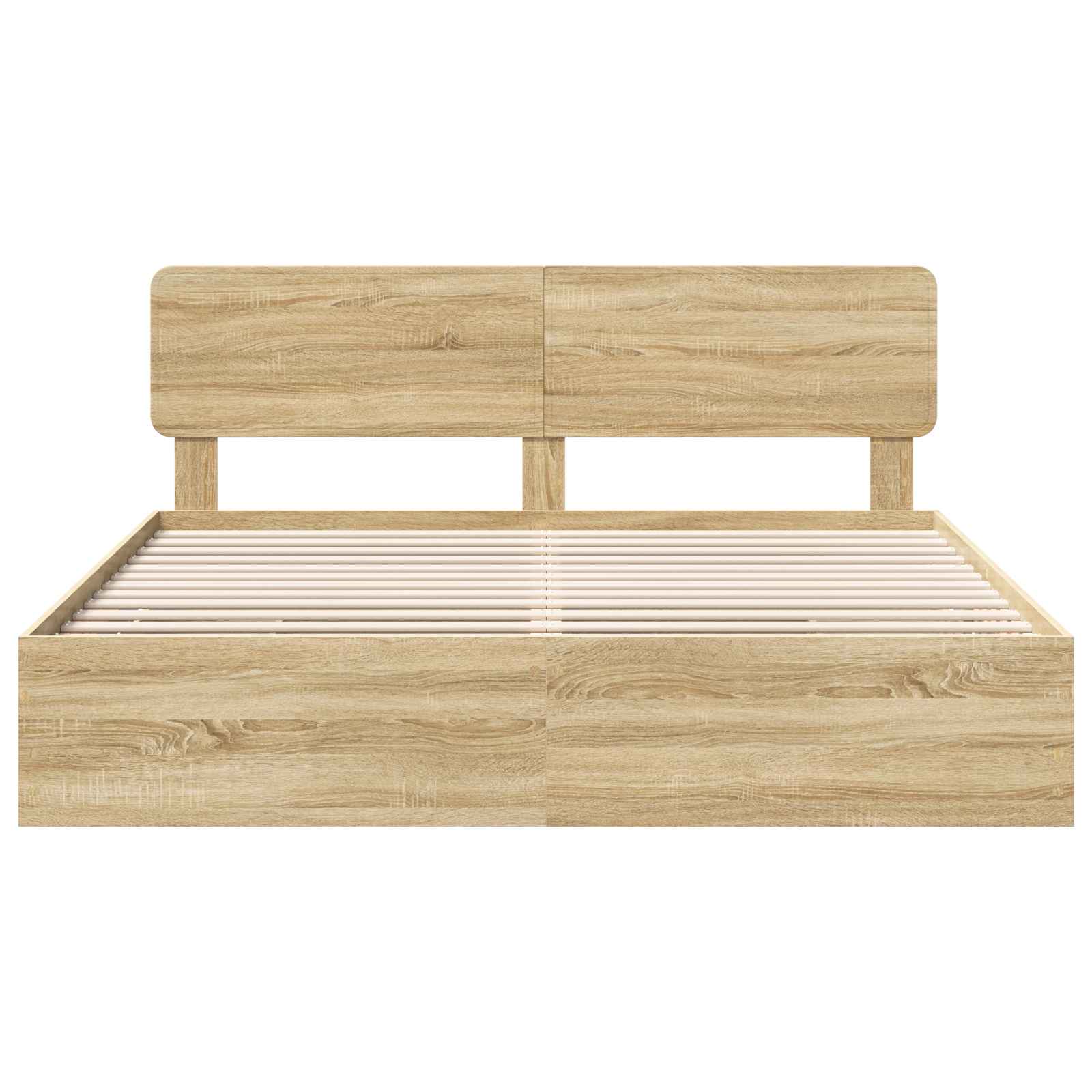 Bedframe met lade Sonoma Eiken 200 x 200 cm Ingenieurshout