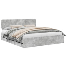 Bedframe met lade Beton Grijs 180 x 200 cm Ingenieurshout
