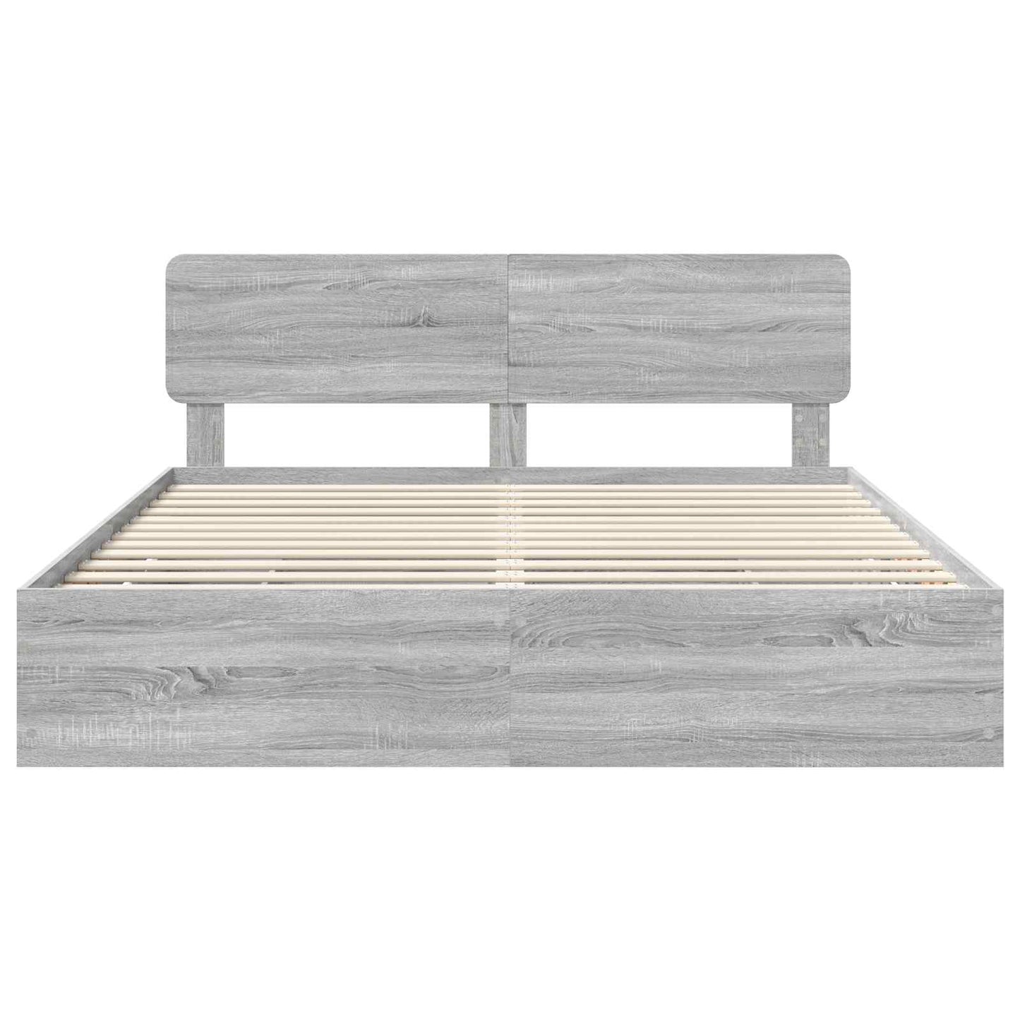 Bedframe met lade Grijs Sonoma 180 x 200 cm Ingenieurshout