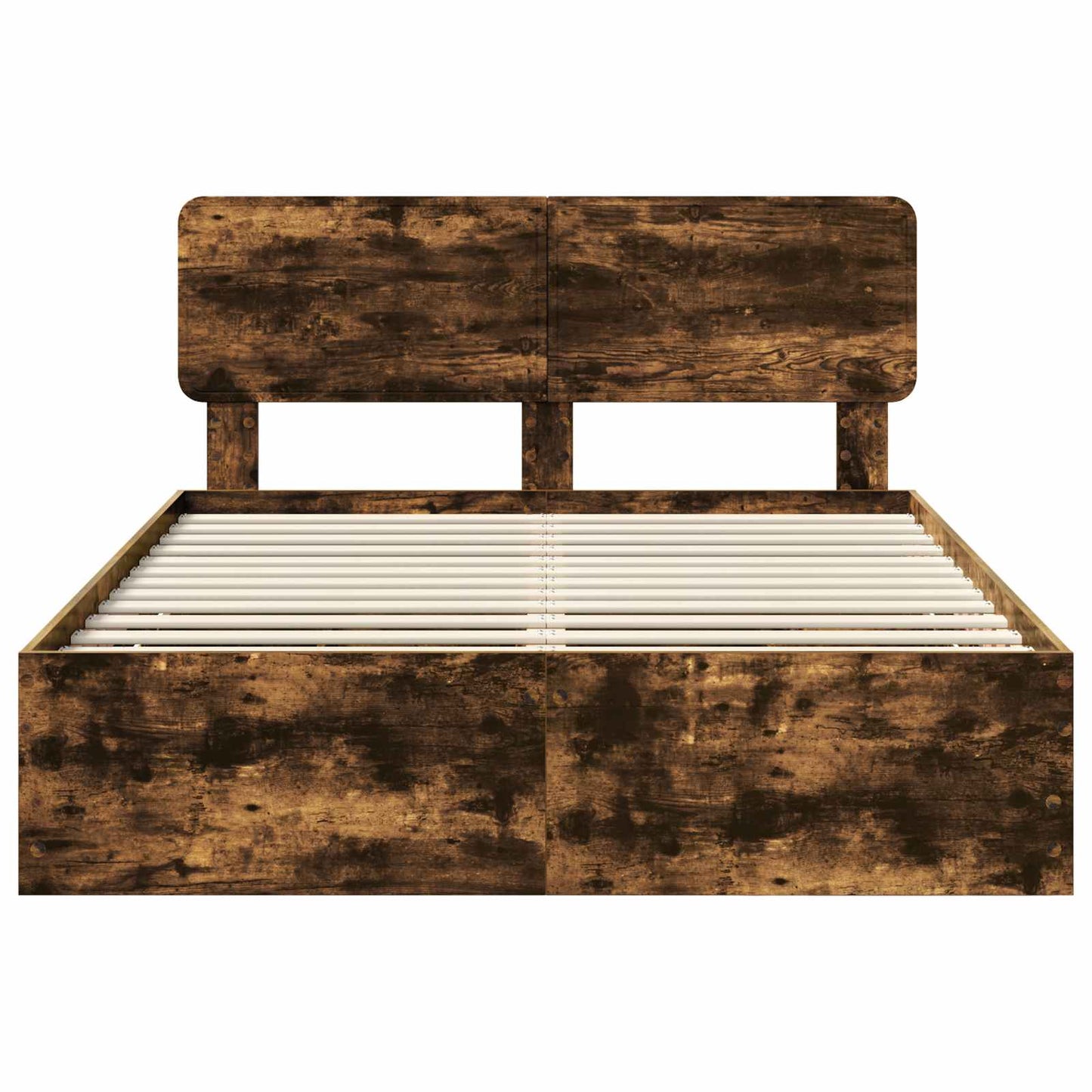 Bedframe met lade Gerookt eiken 160 x 200 cm Ingenieurshout