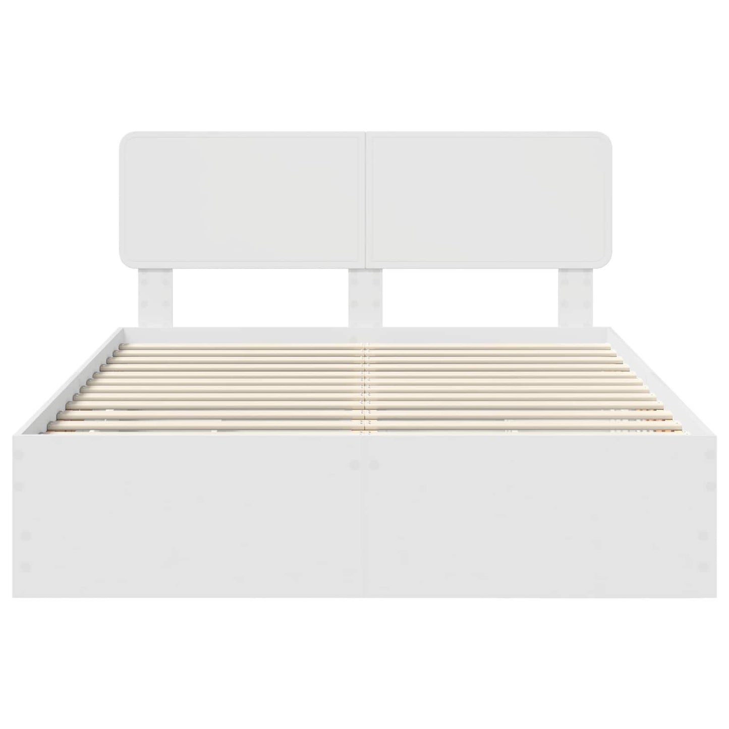 Bedframe met lade met opslag Wit 150 x 200 cm Ingenieurshout