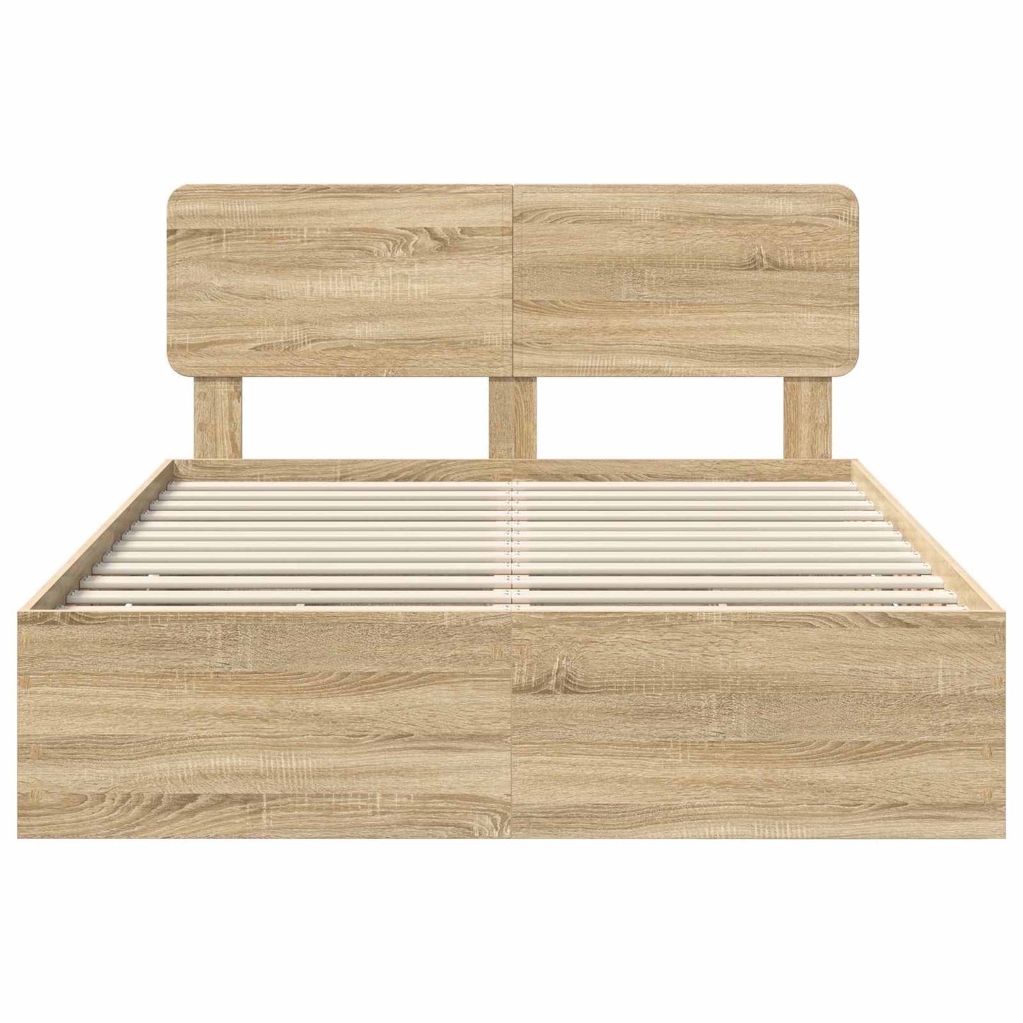 Bedframe met lade Sonoma Eiken 150 x 200 cm Ingenieurshout