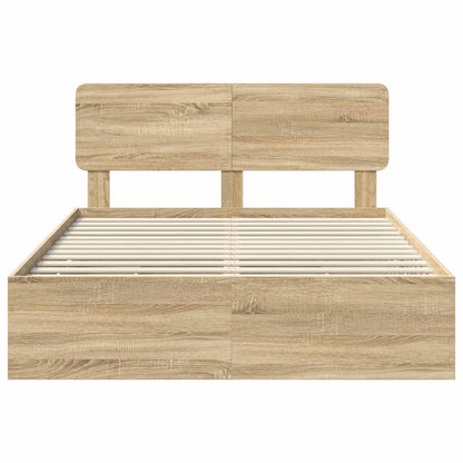 Bedframe met lade Sonoma Eiken 150 x 200 cm Ingenieurshout