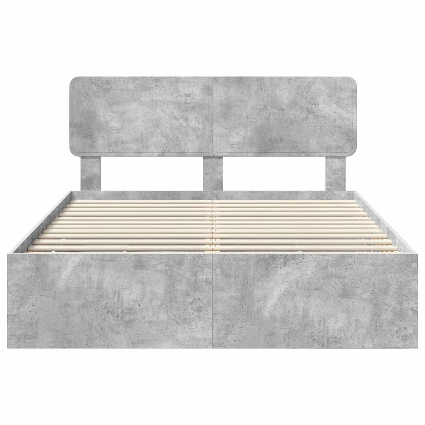 Bedframe met lade Beton Grijs 150 x 200 cm Ingenieurshout