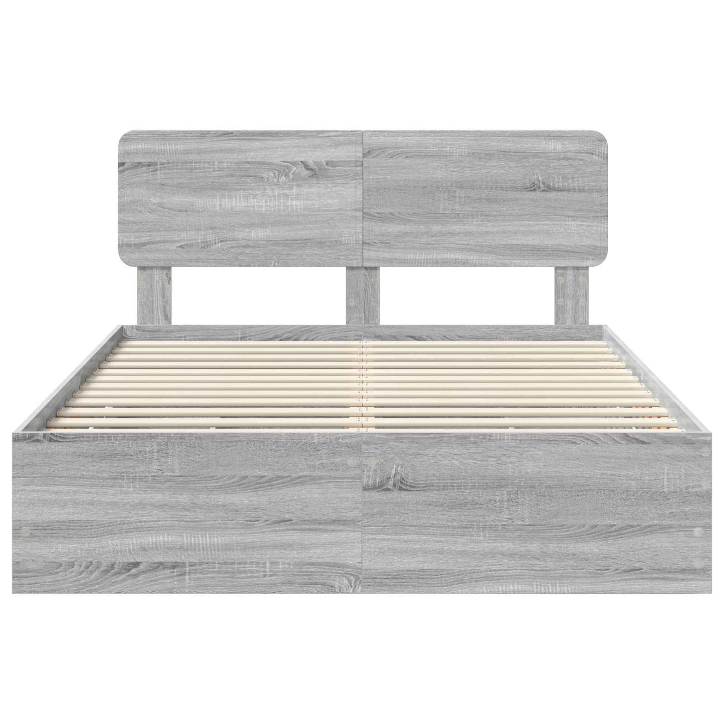 Bedframe met lade Grijs Sonoma 150 x 200 cm Ingenieurshout