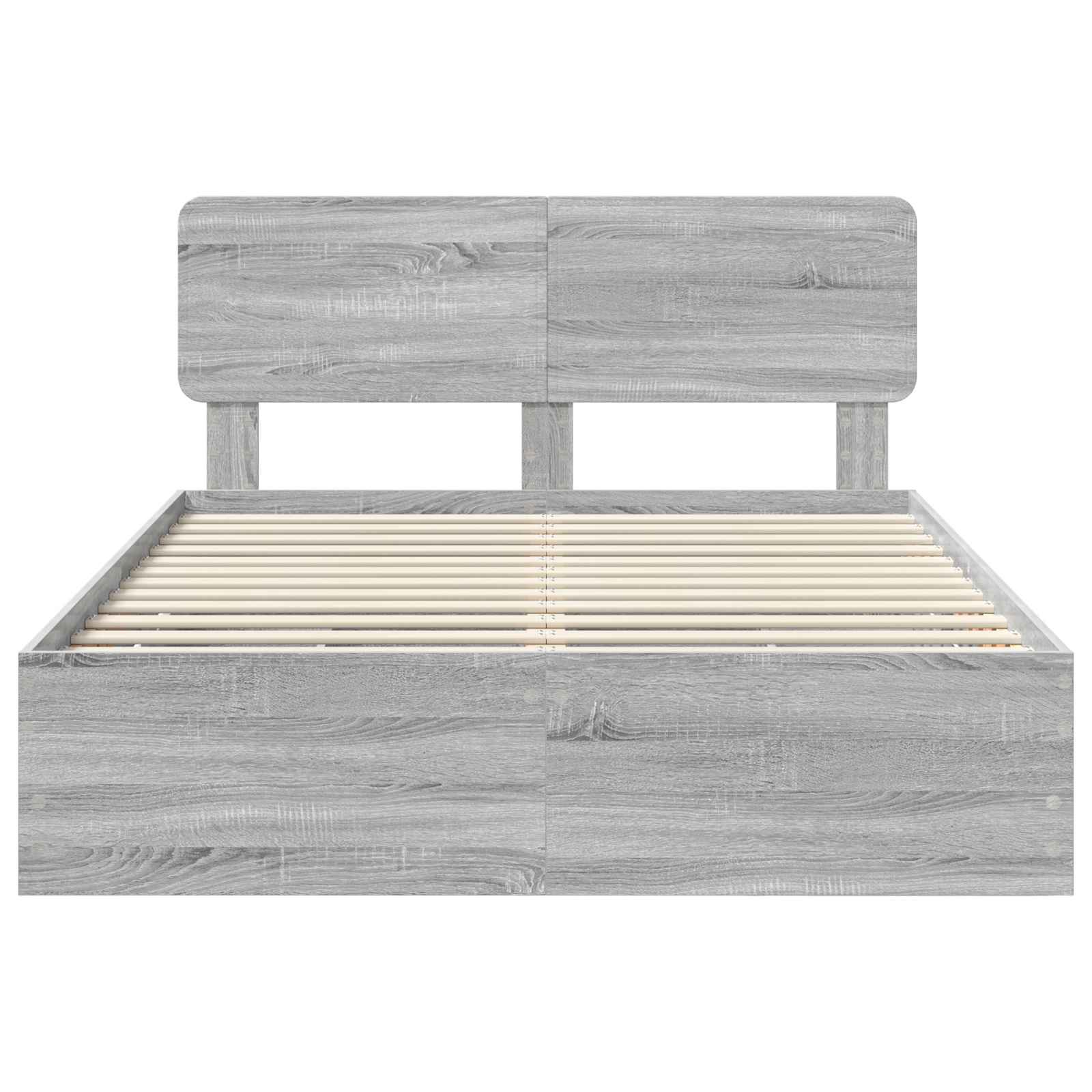 Bedframe met lade Grijs Sonoma 150 x 200 cm Ingenieurshout