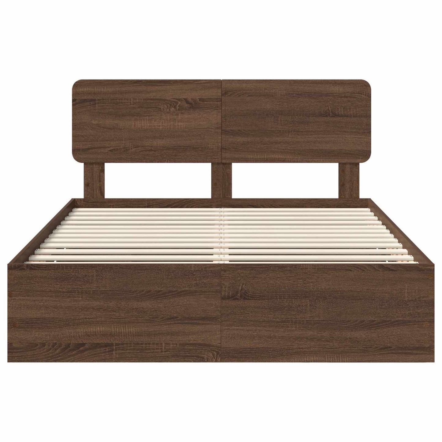 Bedframe met lade Bruin Eiken 150 x 200 cm Ingenieurshout