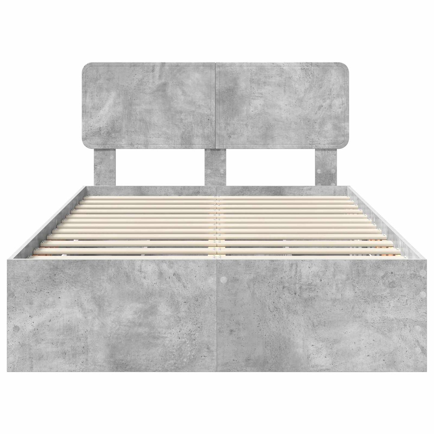 Bedframe met lade Beton Grijs 135 x 190 cm Ingenieurshout