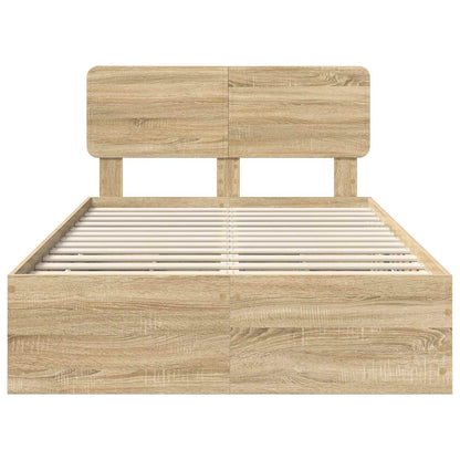 Bedframe met lade Sonoma Eiken 120 x 190 cm Ingenieurshout