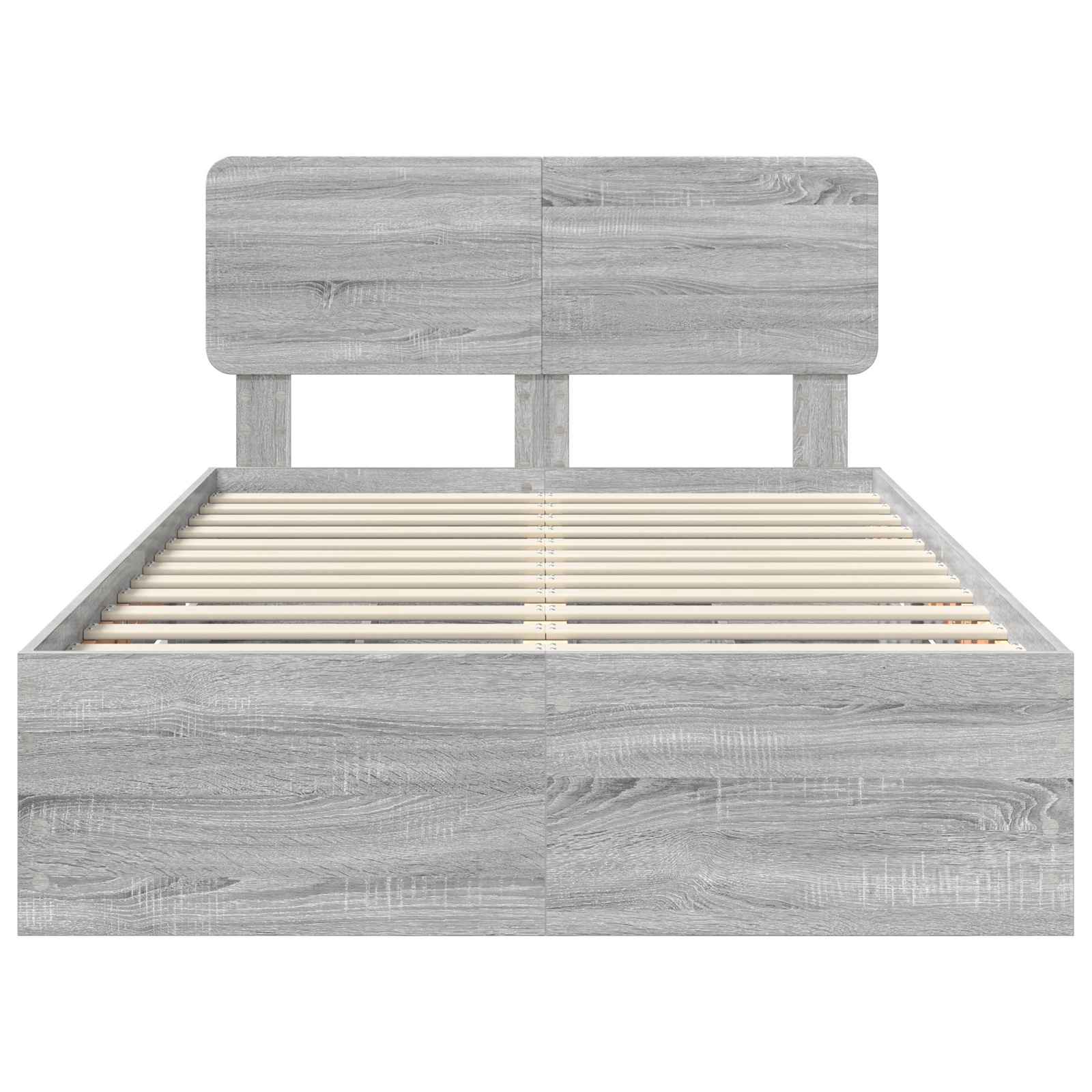 Bedframe met lade Grijs Sonoma 120 x 200 cm Ingenieurshout