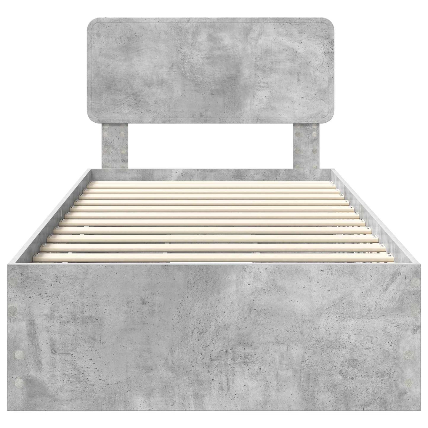 Bedframe met lade Beton Grijs 90 x 200 cm Ingenieurshout