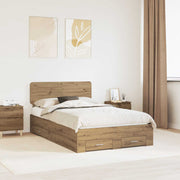 Bedframe 120x190 cm met hoofdeinde artisan eiken