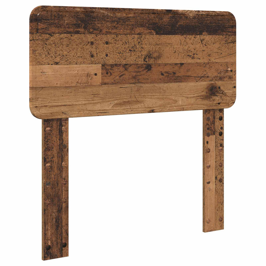 Bedframe met hoofdeinde Oudhout 100 x 200 cm Bewerkt hout