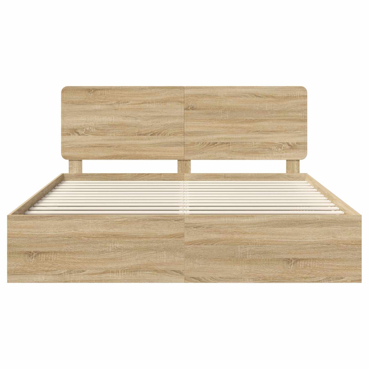 Bedframe met hoofdeinde Sonoma 200 x 200 cm Massief grenenhout
