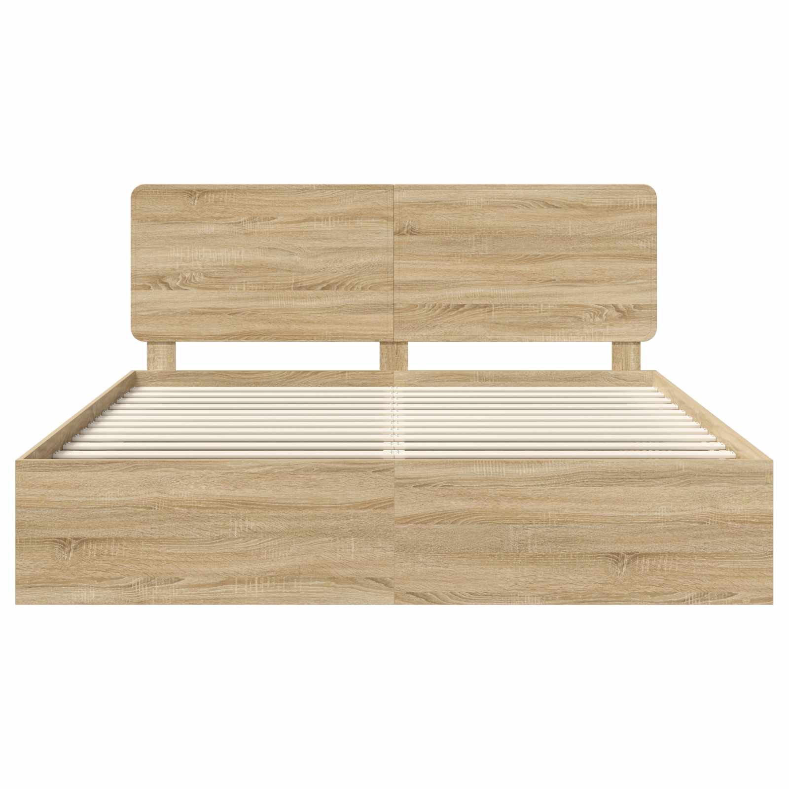 Bedframe met hoofdeinde Sonoma 200 x 200 cm Massief grenenhout