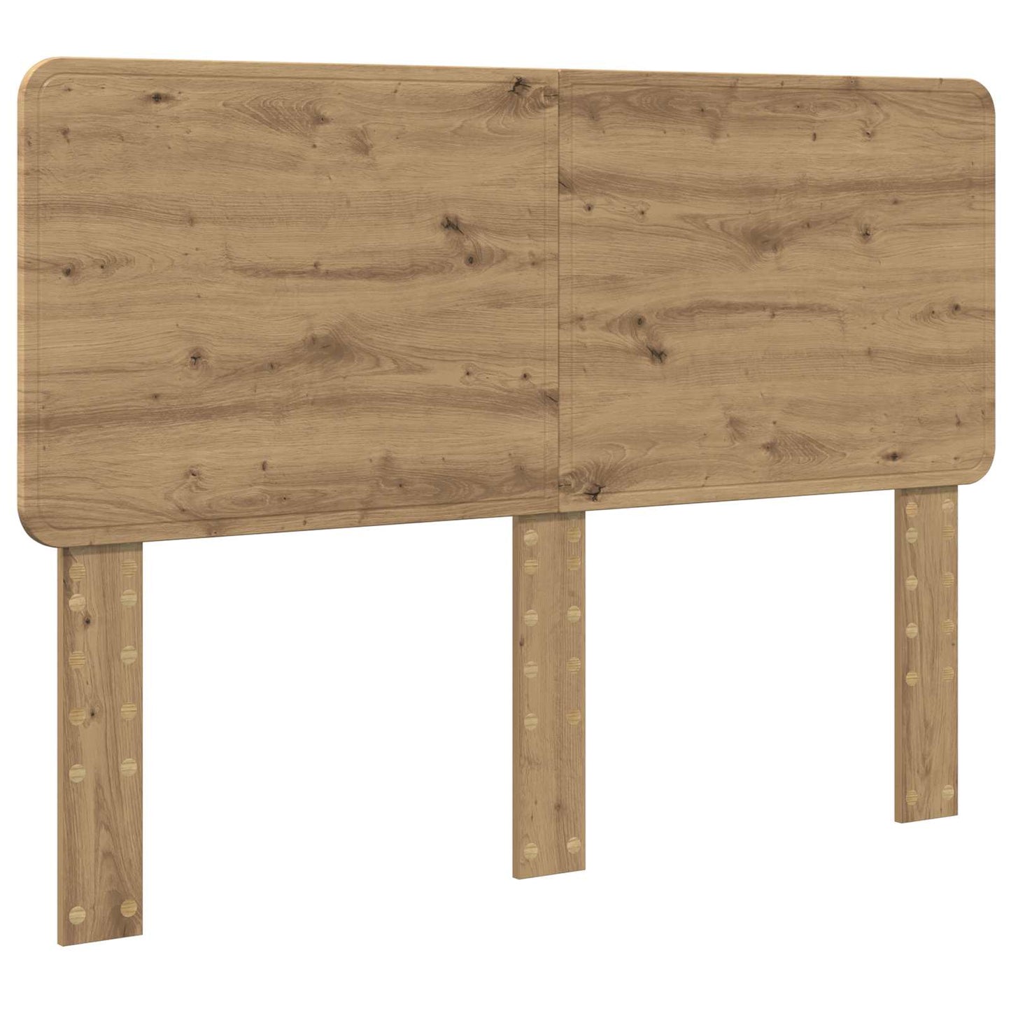 Bedframe Ambachtelijk eiken 140 x 190 cm Massief grenenhout